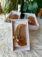 Nikah-Kına-Söz-Bride hediyelik Ahşap Tarak 10adet