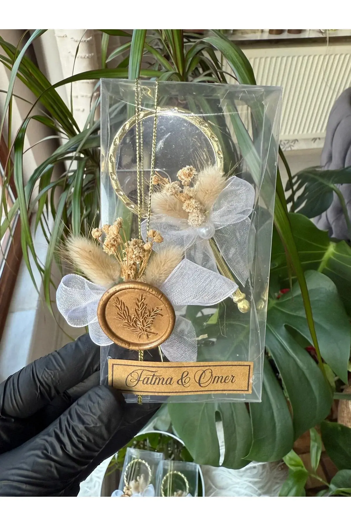 Hediyelik Ayna Düğün—nikah-söz-nikah Şekeri Hatıra Ayna 10 Adet