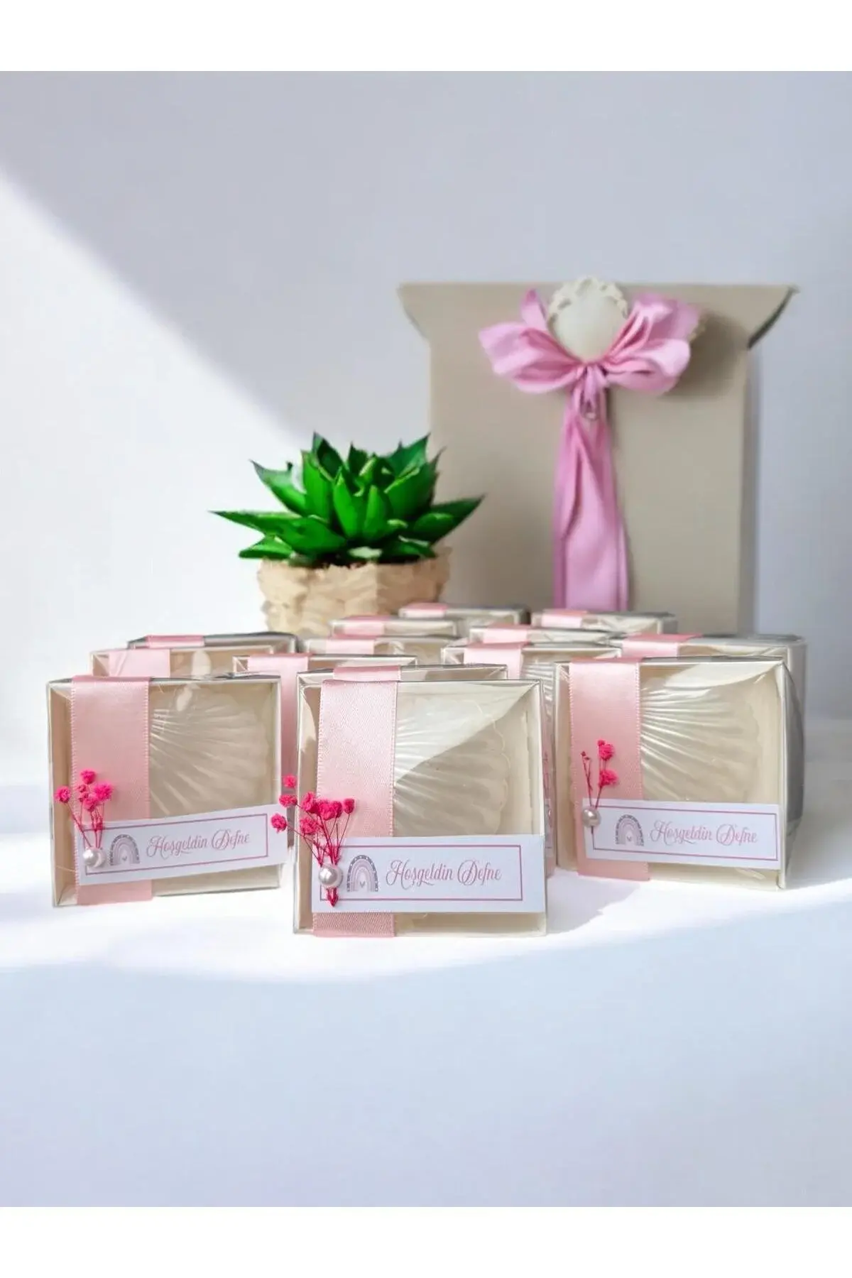 20 adet Kutulu Istiridye Mum Düğün, Nişan , Söz ,kına , Mevlüt , Doğum Günü, Hediyelik