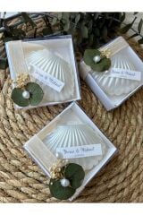 Kutulu Istiridye Mum Düğün, Nişan , Söz ,kına , Mevlüt , Doğum Günü , Yılbaşı Hediyelik-15 Adet