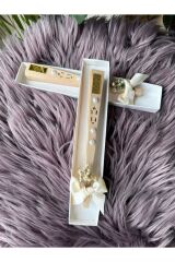 Lüx İsimli Hediyelik Beyaz Yelpaze