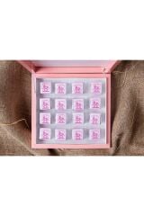 (ELİT ÇİKOLTA) Kız Bebek Çikolatası Özel Aranjmanlı Yeni Doğan- Doğum Günü Çikolatası 48 Adet