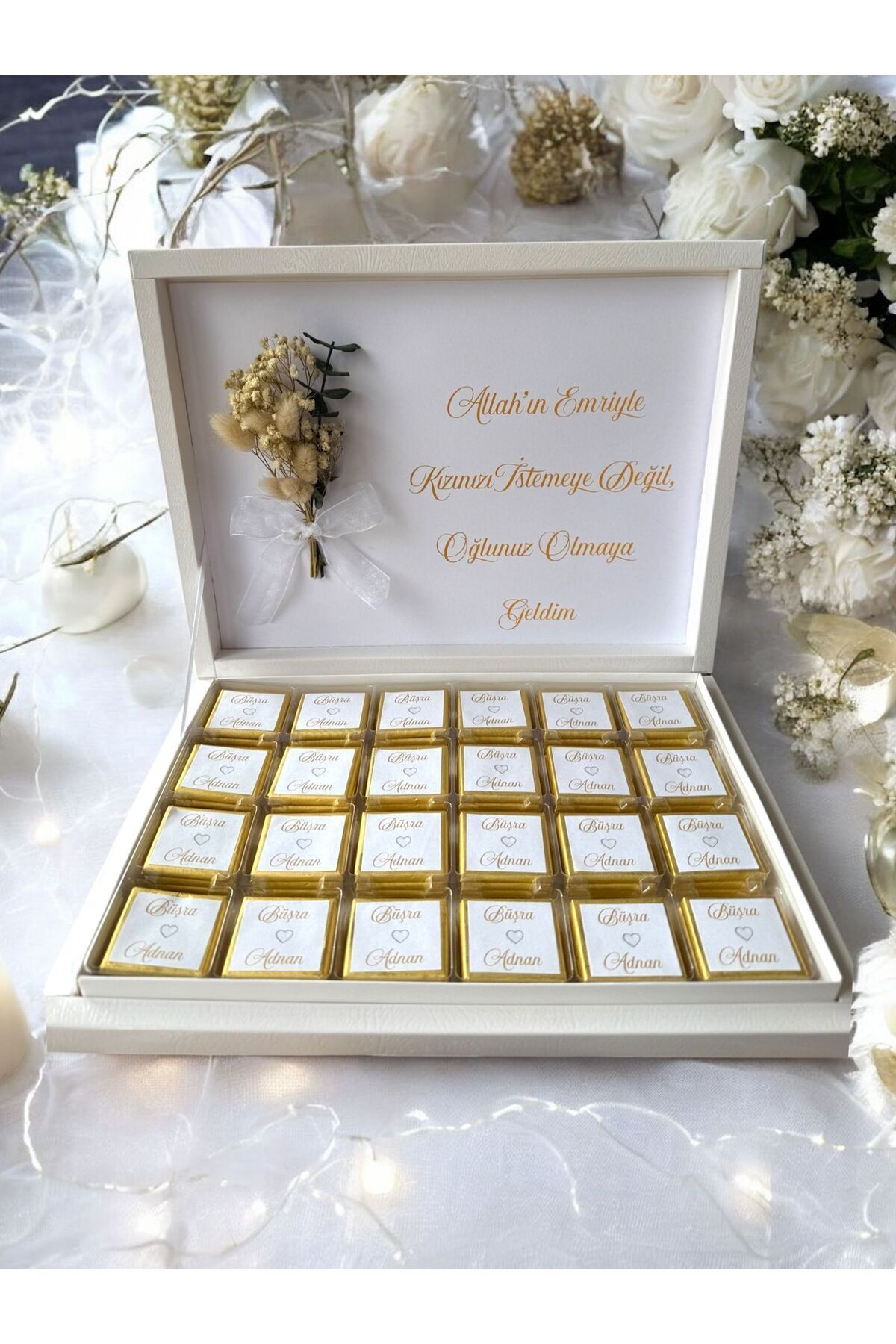 Kız İsteme Çikolatası ( İsme Özel) 48 Adet