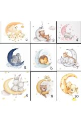 (ELİT ÇİKOLATA) İSME ÖZEL AY TASARIM BEBEK ÇİKOLATASI DOĞUM,DOĞUM GÜNÜ,MEVLİD HEDİYELİK İSİMLİ