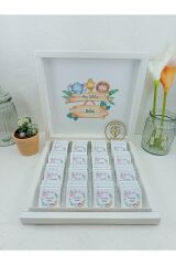 (elit Çikolata )safari Isme Özel Isimli Bebek Çikolatası 48li Doğum-doğum Günü-hediyelik Çikolata