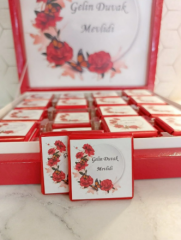 Gelin Bohçası- Duvak Mevlidi - Söz Nikah Çikolatası 48li