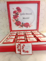 Gelin Bohçası- Duvak Mevlidi - Söz Nikah Çikolatası 48li