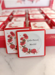 Gelin Bohçası- Duvak Mevlidi - Söz Nikah Çikolatası 48li