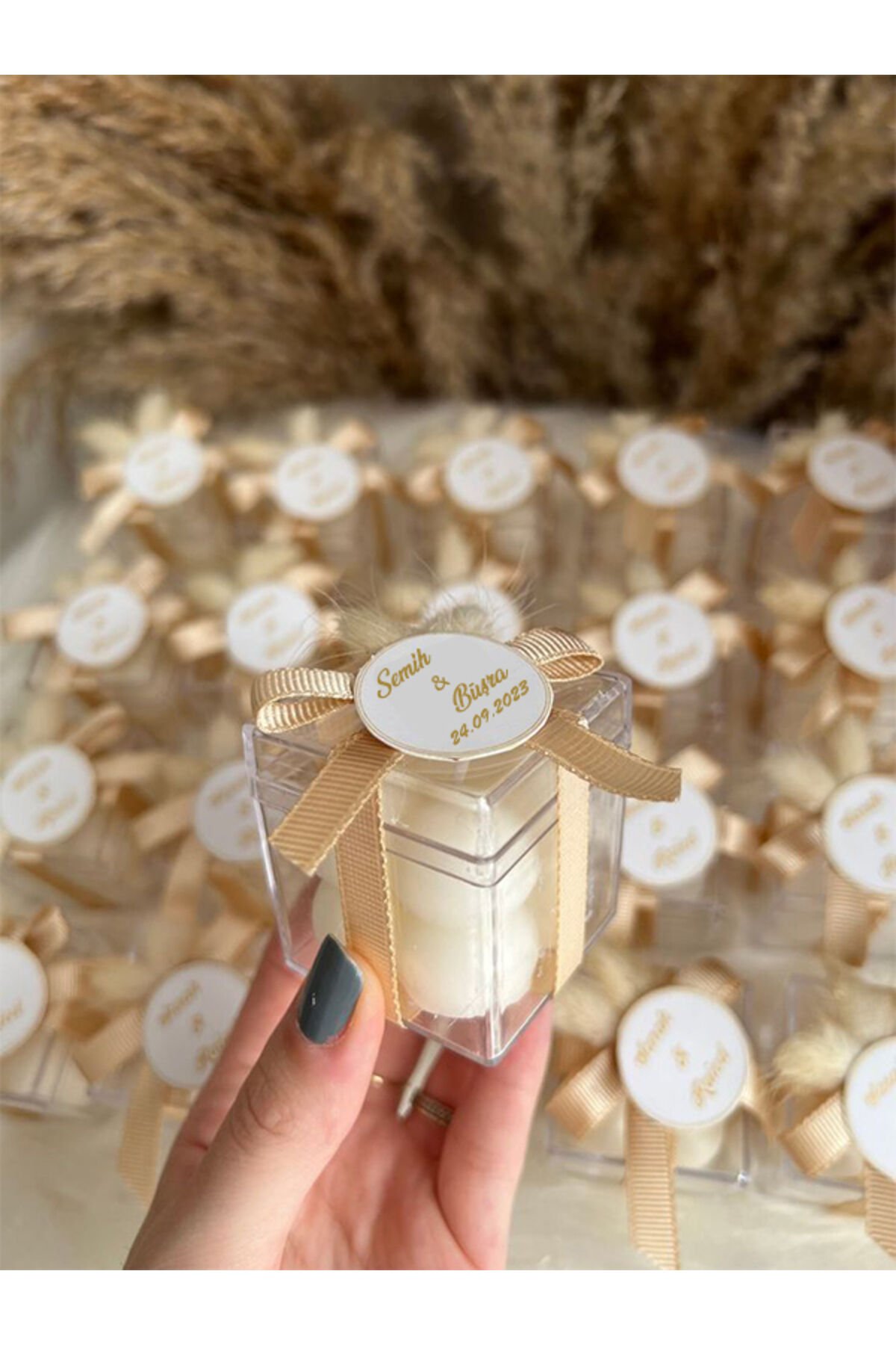 Hediyelik Mum, Nikah Şekeri, Doğum, Sünnet, Düğün Nişan Söz Mevlut Doğum Günü 10 Adet