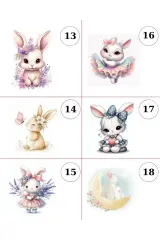 Isme Özel TAVŞANLI (ELİT ÇİKOLATA) Isimli Bebek Çikolatası 72li Dogum-yaş Günü-hediyelik Çikolata