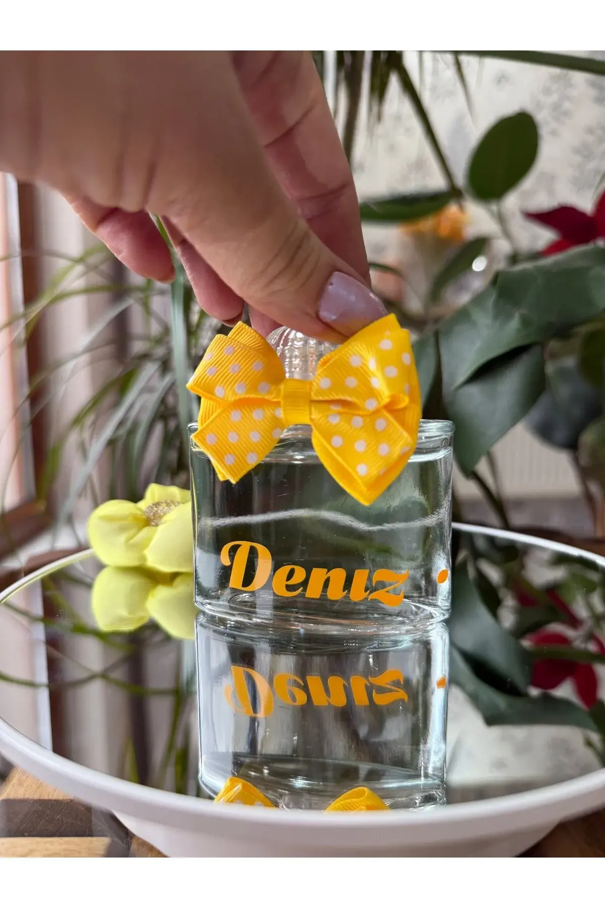 Hediyelik Bebek doğum-mevlid Bebek Kolonyası CAM isimli 10 adet