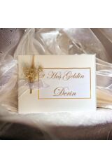 İsme Özel Tasarım Gold Kız Bebek ,Mevlit,nişan,isteme,hediyelik çikolata