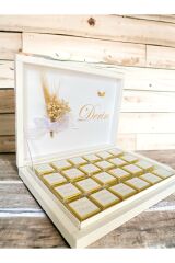 İsme Özel Tasarım Gold Kız Bebek ,Mevlit,nişan,isteme,hediyelik çikolata