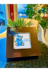 (ELİTÇİKOLATA) Isme Özel Isimli Erkek Bebek Çikolatası 48li Doğum ,yaş Günü, Hediyelik Çikolata