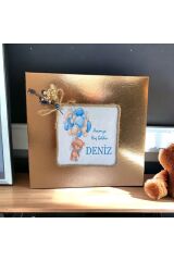 YENİ!!(ELİTÇİKOLATA) Isme Özel Balonlu Erkek Bebek Çikolatası Dogum-yaş Günü-hediyelik Çikolata