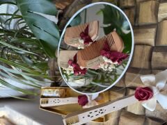 Nikah-Kına-Söz-Bride hediyelik Ahşap Tarak 10adet