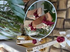 Nikah-Kına-Söz-Bride hediyelik Ahşap Tarak 10adet