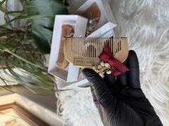 Nikah-Kına-Söz-Bride hediyelik Ahşap Tarak 10adet