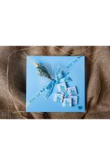 (ELİT ÇİKOLATA) Erkek Bebek Çikolatası Özel Aranjmanlı Yeni Doğan- Doğum Günü Çikolatası 48 Adet