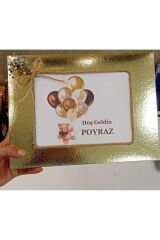 Isme Özel Balonlu (ELİT ÇİKOLATA) Isimli Bebek Çikolatası 72li Dogum-yaş Günü-hediyelik Çikolata