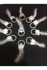 1 Incili Bride Bileklik 10 Incili Nedime Bilekliği Seti Beyaz Gold Gelin Kına Gecesi Bekarlığa Veda