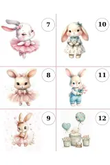 İSME ÖZEL TAVŞANLI KIZ BEBEK ÇİKOLATASI DOĞUM,DOĞUM GÜNÜ,MEVLİD HEDİYELİK İSİMLİ ÇİKOLATA 48