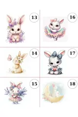 İSME ÖZEL TAVŞANLI KIZ BEBEK ÇİKOLATASI DOĞUM,DOĞUM GÜNÜ,MEVLİD HEDİYELİK İSİMLİ ÇİKOLATA 48