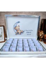 (Elit çikolata)İsmli Bebek Çikolatası aydede 72li doğum-yaşgünü-hediyelik-mevlit çikolatası