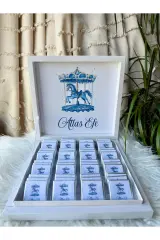 Yeni!! Atlıkarınca Erkek Bebek Çikolası 48li isimli Bebek çikolatası