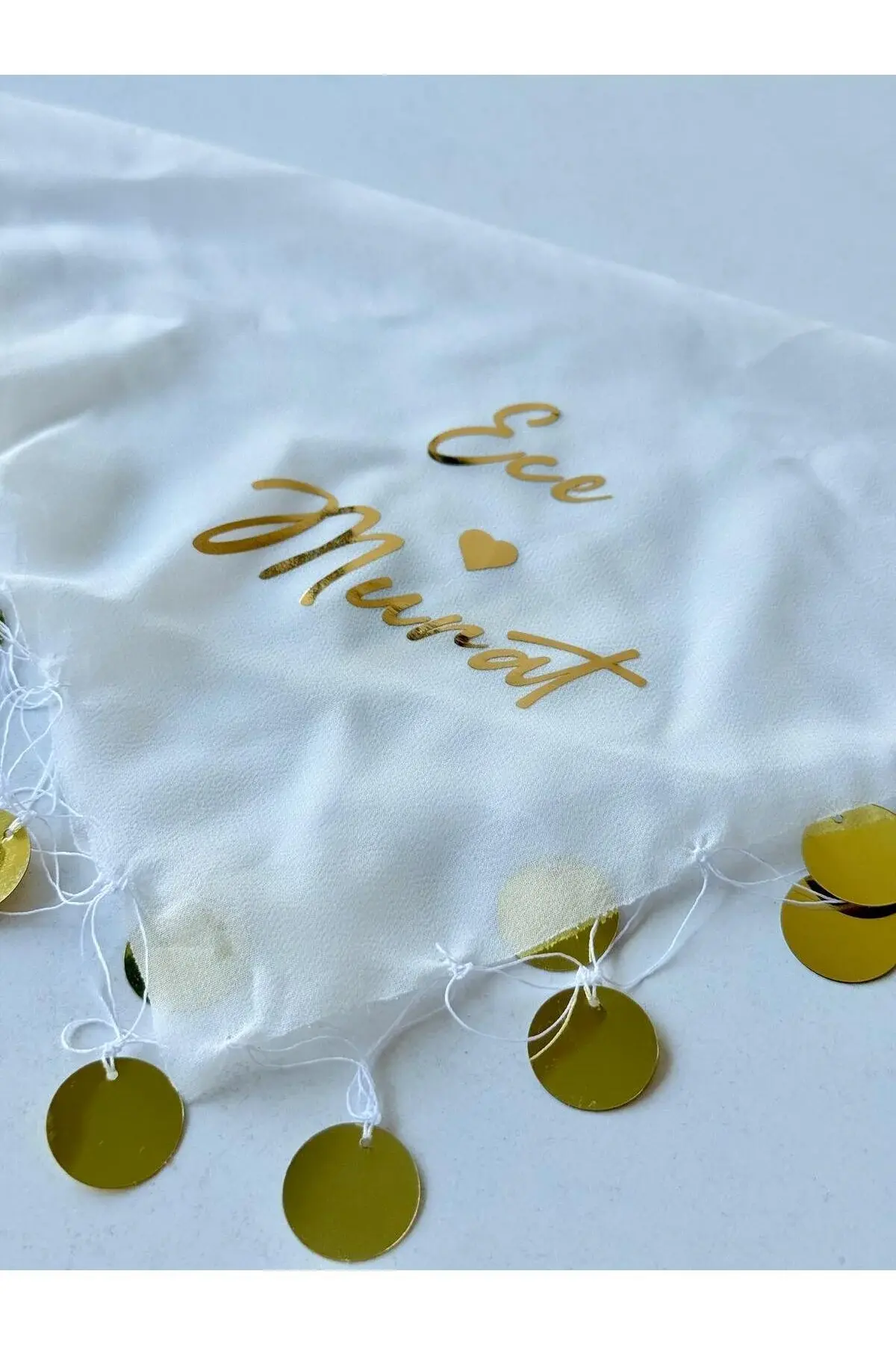 İsme Özel Gelin Mendili (Düğün,Kına,Bride) 5Adet