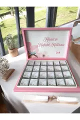 Kişiye Özel Hafızlık Hatıra Çikolata Kutusu 72 Adet