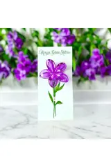 İsme Özel Desenli Lotus Toka Bride-Kına Hediyesi 10 Adet